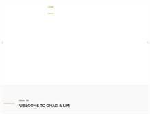 Tablet Screenshot of ghazi-lim.com